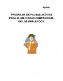 PROGRAMA DE PAUSAS ACTIVAS PARA EL BIENESTAR OCUPACIONAL DE LOS EMPLEADOS