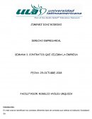 DERECHO EMPRESARIAL SEMANA 3. CONTRATOS QUE CELEBRA LA EMPRESA