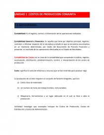 Costos de Producción Conjunta. Página 1