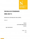 MEDIDAS DE CONTABILIDAD PARA LIDERES