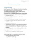 Las estructuras subjetivas Las personas jurídico-públicas