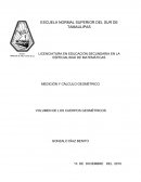 VOLUMEN DE CUERPOS GEOMETRICOS