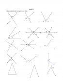 Ejercicios de ángulos entre paralelas