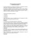 Formas de gobierno de Aristoteles