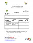 Formatos de actas