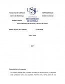 Marketing de Servicios y Servicio al Cliente QUIMICA SUIZA