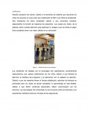 Sesión de clase con los alumnos