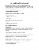La problematica juvenil
