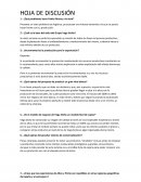 Calidad. HOJA DE DISCUSIÓN