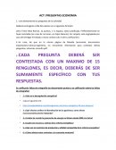 Preguntas sobre Economia s/r