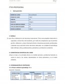 El curso Ética Profesional