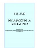 Acto 9 de julio. Presentación de la Bandera de Ceremonias