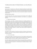 El análisis económico clásico. El sistema ricardiano