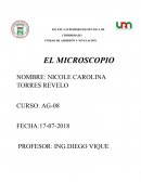 QUIMICA. EL MICROSCOPIO