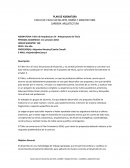 Plan de estudio taller ARQUITECTURA