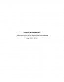 La Drogadicción en el Republica Dominicana