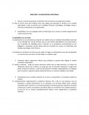 DIRECCIÓN Y PLANIFICACIÓN ESTRATÉGICA