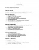 MERCADO META OBJETIVOS DEL PLAN DE MARKETING