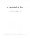 La Genealogía de la Moral FRIEDRICH NIETZSCHE