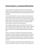 Innovacion y emprendimiento