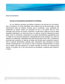 ESCUELA DOS MUNDOS (DIAGNOSTICO INTERNO). Página 1