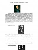 HISTORIA DEL ESTUDIO CIENTÍFICO DEL TRABAJO