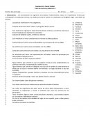 Examen de la Cuarta Unidad Taller de Lectura y Redacción II s/r