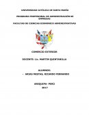 Comercio exterior. Quinua Blanca en Grano