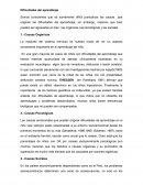 Dificultades de aprendizaje.Causas Orgánicas