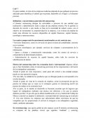 Definición y características generales del outsourcing