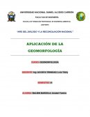 Aplicaciones de la geomorfología