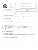 Práctica 1 “Configuración de una red plana”