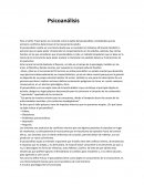 PSicoanálisis. Freud