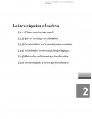 Qué es investigar en educación
