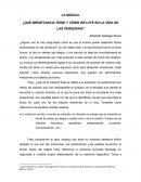 LA MÚSICA Y COMO INFLUYE EN LA VIDA