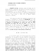 RECLAMACION Y CONTESTACION DE DEMANDA