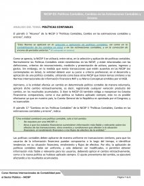 ANALISIS DEL TEMA: POLÍTICAS CONTABLES. Página 1