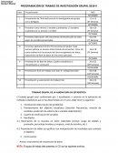PROGRAMACIÓN DE TRABAJO DE INVESTIGACIÓN GRUPAL 2018
