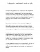 Análisis sobre la película: la teoría del todo