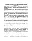 La importancia de la autodefinición y autoestima en las relaciones interpersonales