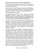 BASES PARA LA PLANEACION Y EL CONTROL ADMINISTRATIVO