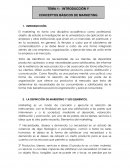 LA DEFINICIÓN DE MARKETING Y SUS ELEMENTOS