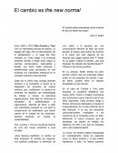 Liderar el cambio es the new normal