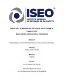 MODELOS EDUCATIVOS INTERNACIONALES Y EDUCACIÓN COMPARADA
