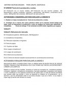 MATERIA MICROECONOMIA Teoría de la producción y costos