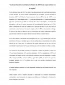 La desaceleración económica de finales de 2015 tiene repercusiones en el empleo