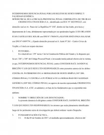 Carta a Sunat. Página 1