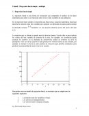 Regresión lineal simple. Aplicaciones de la regresión lineal