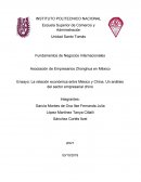 La relación económica entre México y China. Un análisis del sector empresarial chino