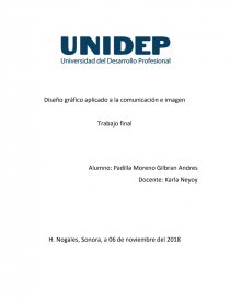 Diseño gráfico aplicado a la comunicación e imagen. Página 1
